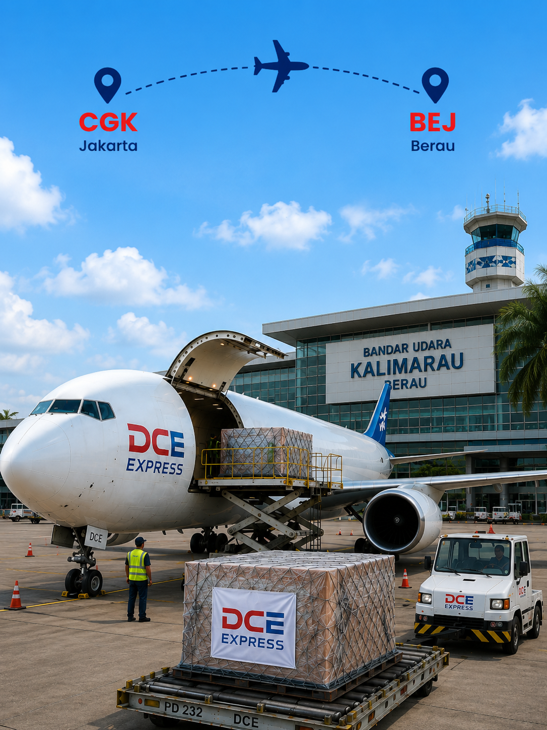 Pengiriman cargo udara Jakarta ke Berau