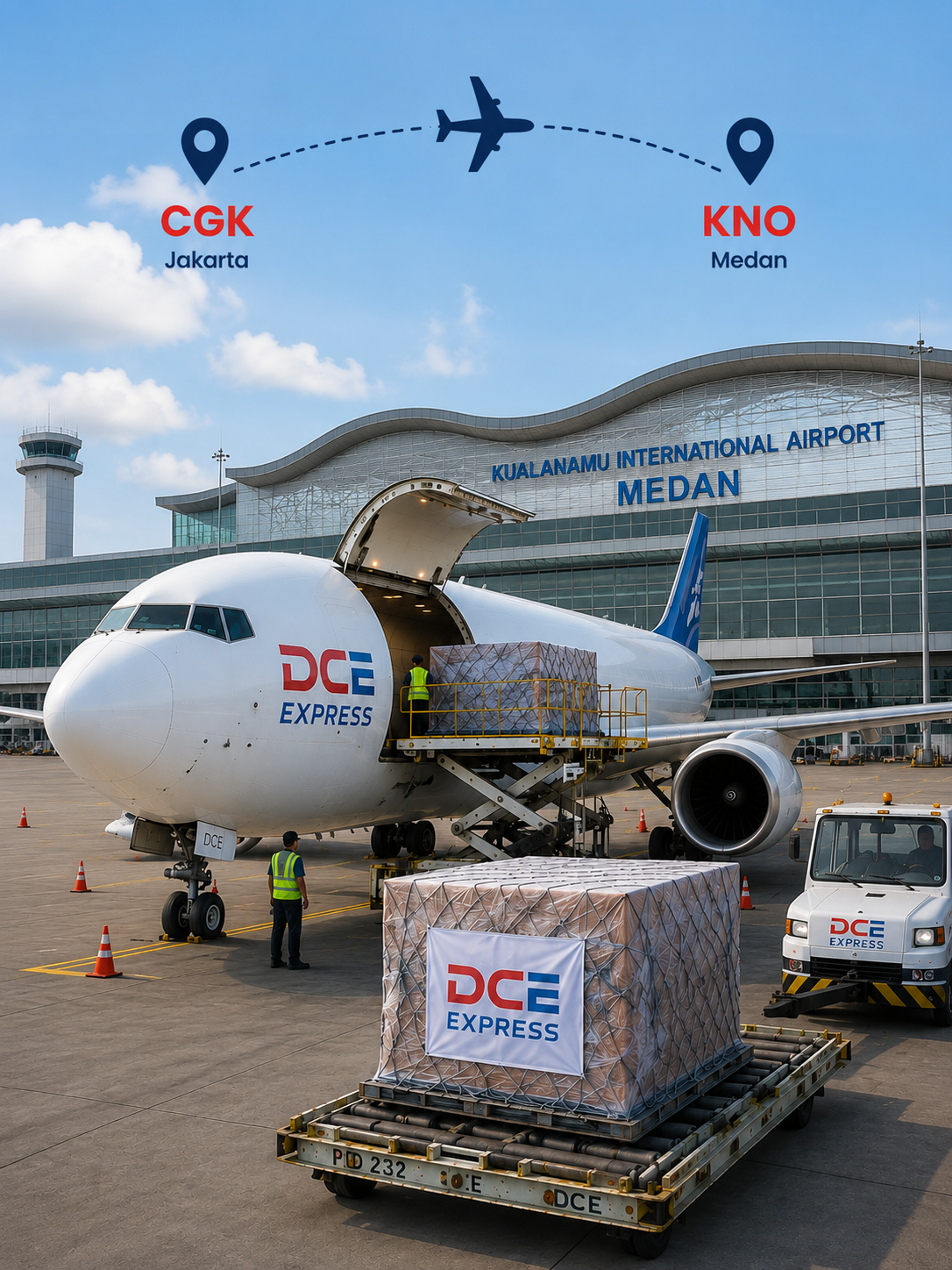 Pengiriman cargo udara Jakarta ke Medan