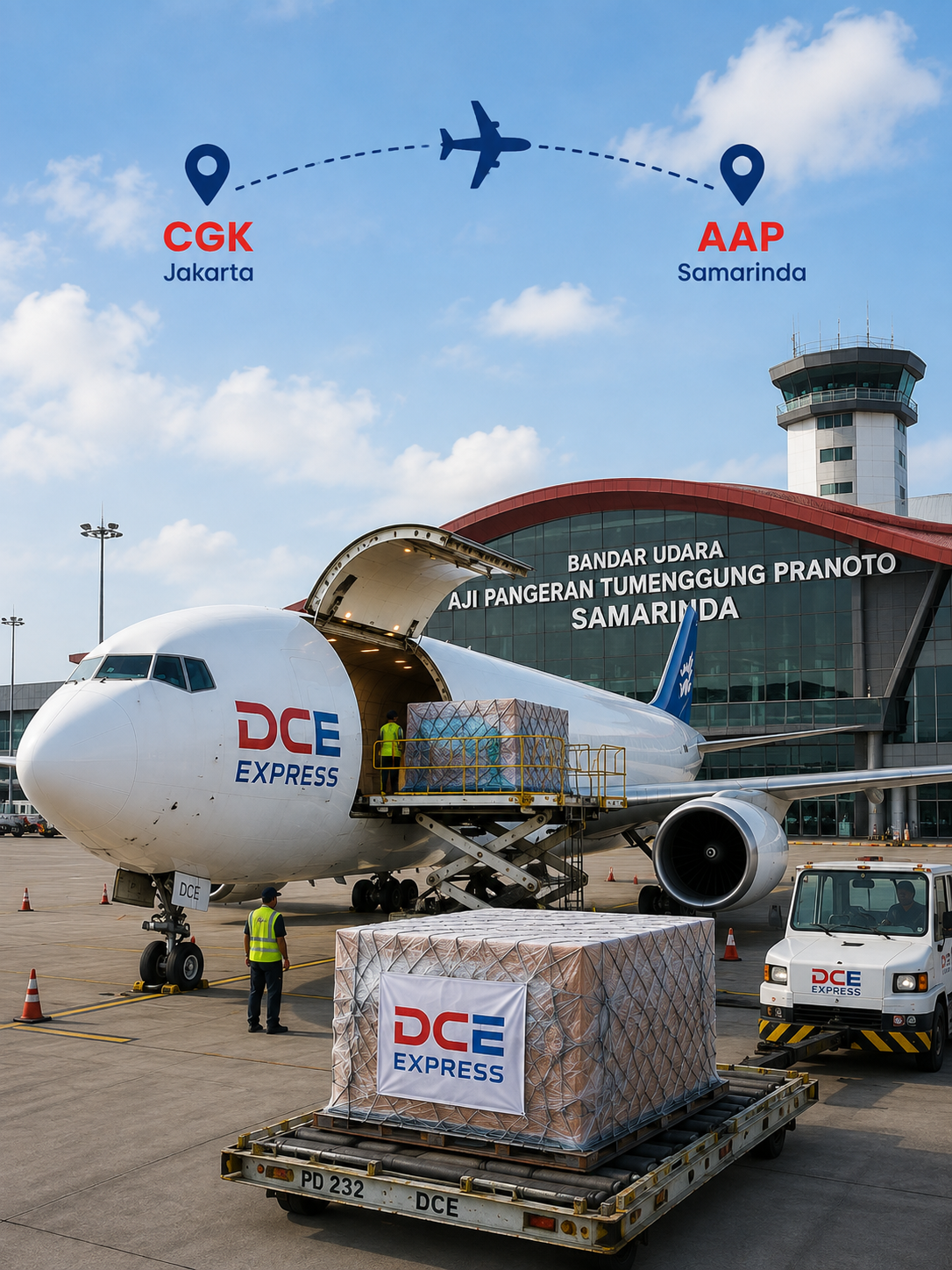 Pengiriman cargo udara Jakarta ke Samarinda