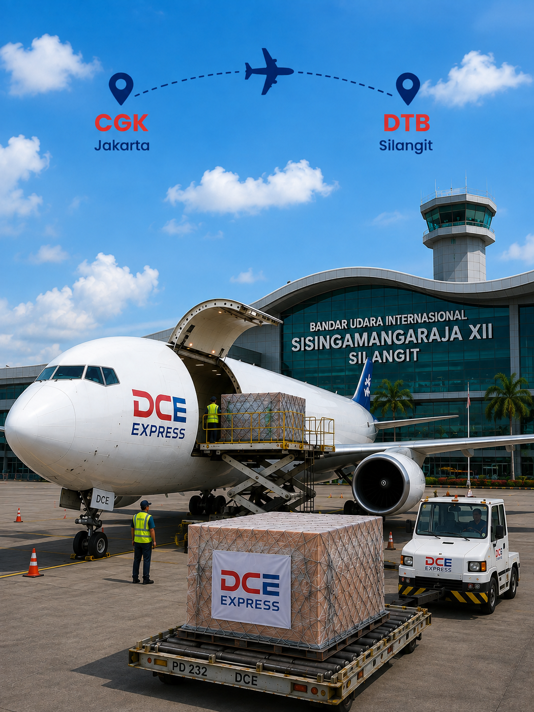Pengiriman cargo udara Jakarta ke Silangit